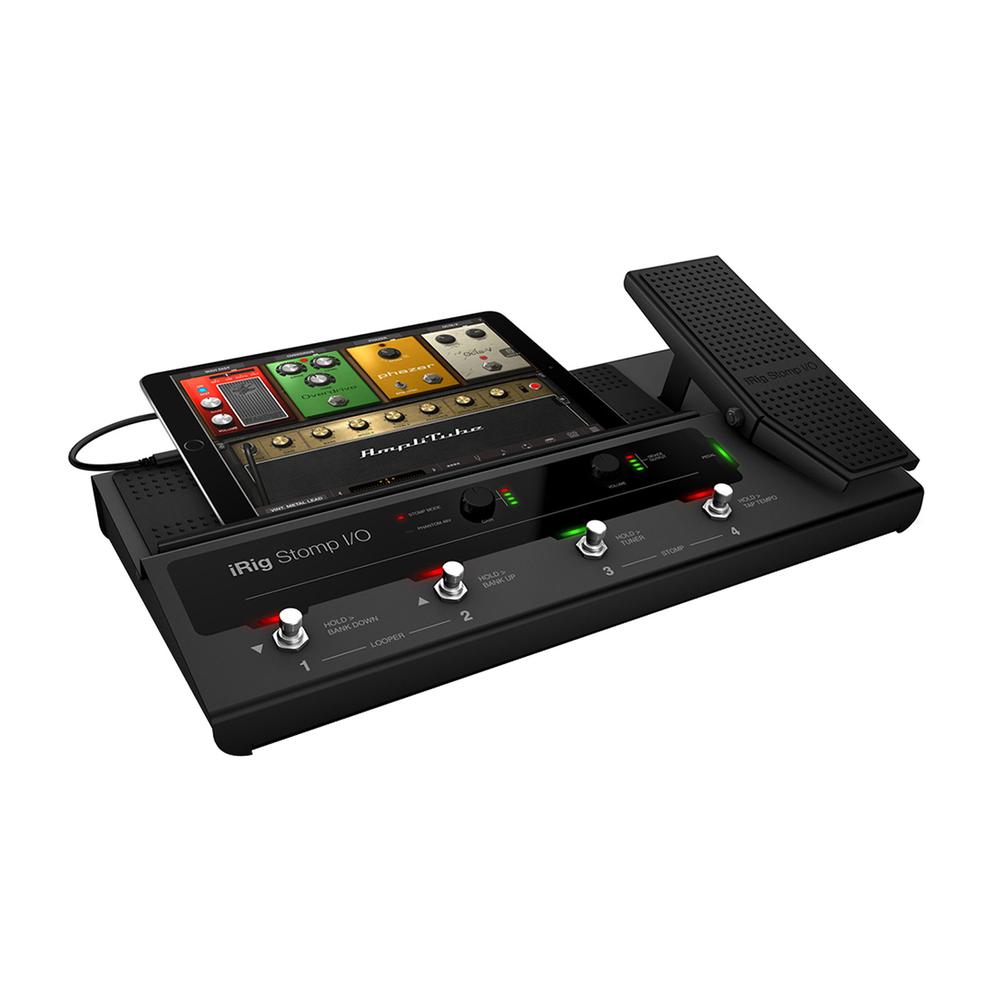 Pedalera Controlador con Interface de Audio USB IRIG STOMP I/O IK MULTIMEDIA