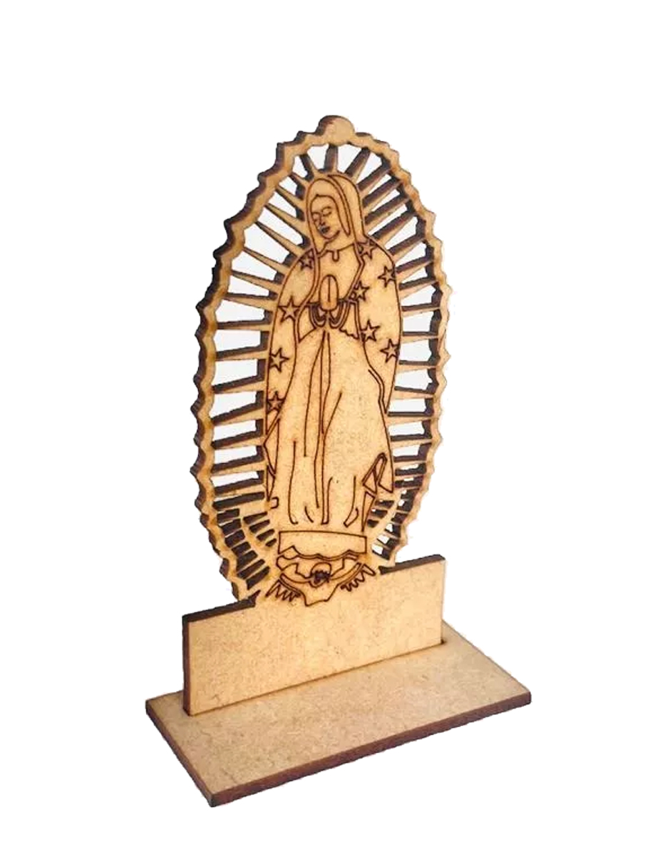 20 Recuerdos De Virgen Guadalupe De 1.5mm Mdf - Altura9.5cm