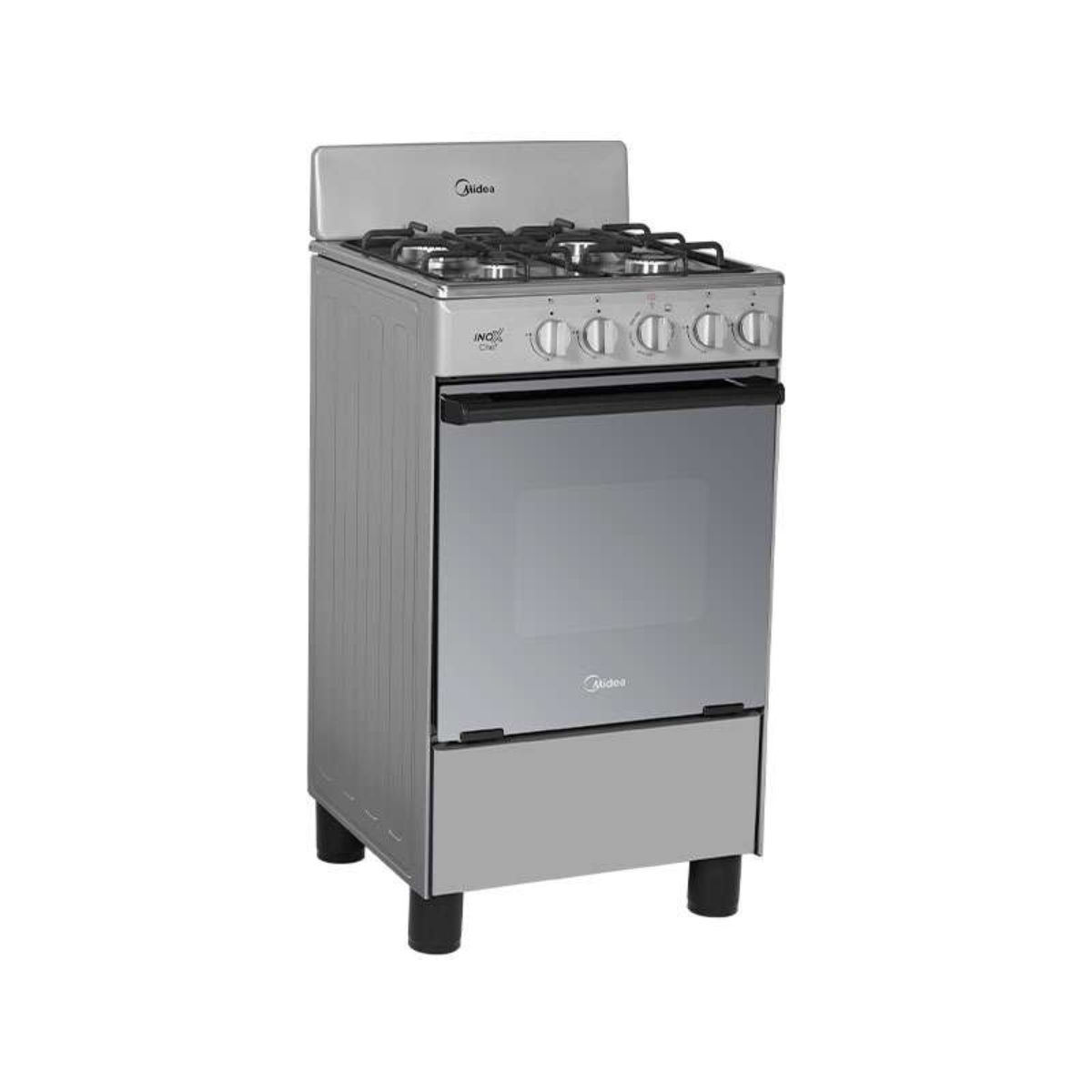 Estufa Midea MGS20FS1BAABG 20"4 Quemadores / Cubierta Acero Inox Silver ALBY