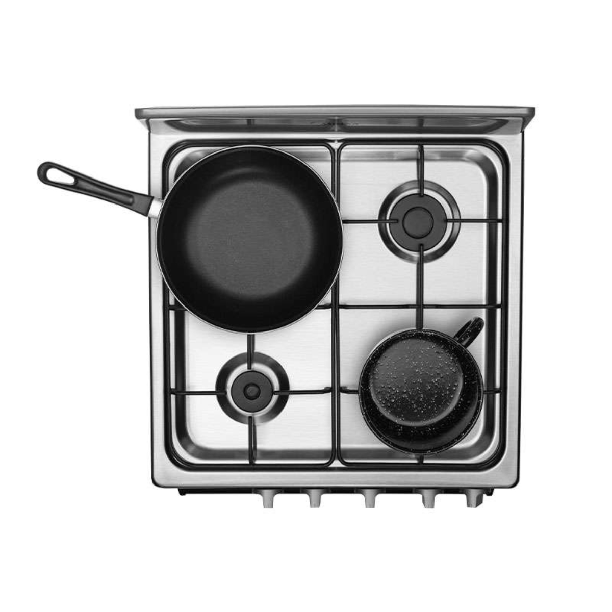 Estufa Midea MGS20FS1BAABG 20"4 Quemadores / Cubierta Acero Inox Silver ALBY