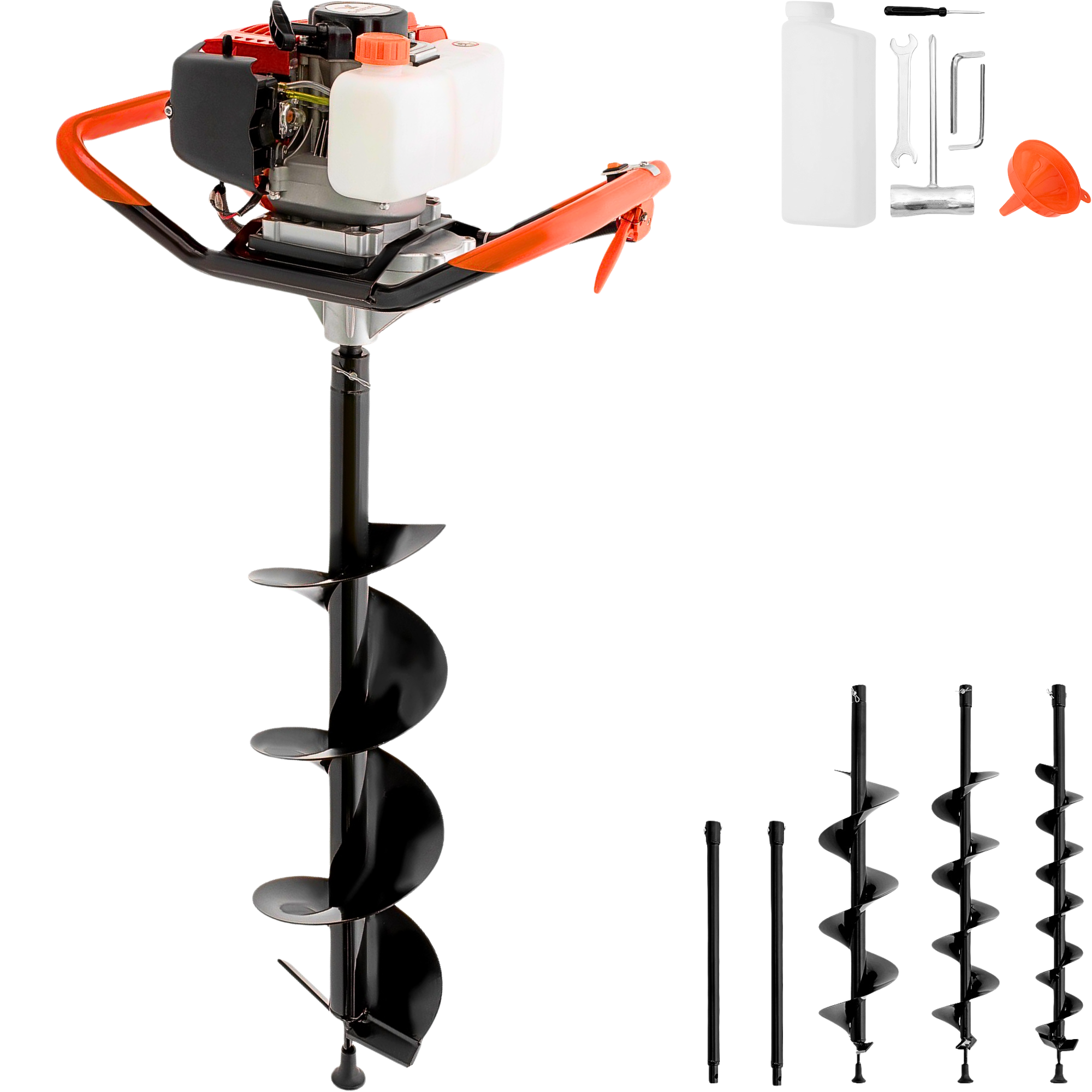 Motoperforadora Ahoyadora 3 Brocas 49cc 2.4hp 6500rpm Gutstark Home