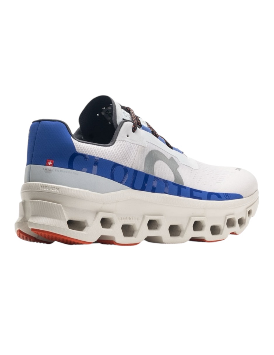 Tenis On Cloudmonster color Blanco, membrana impermeable talla 28