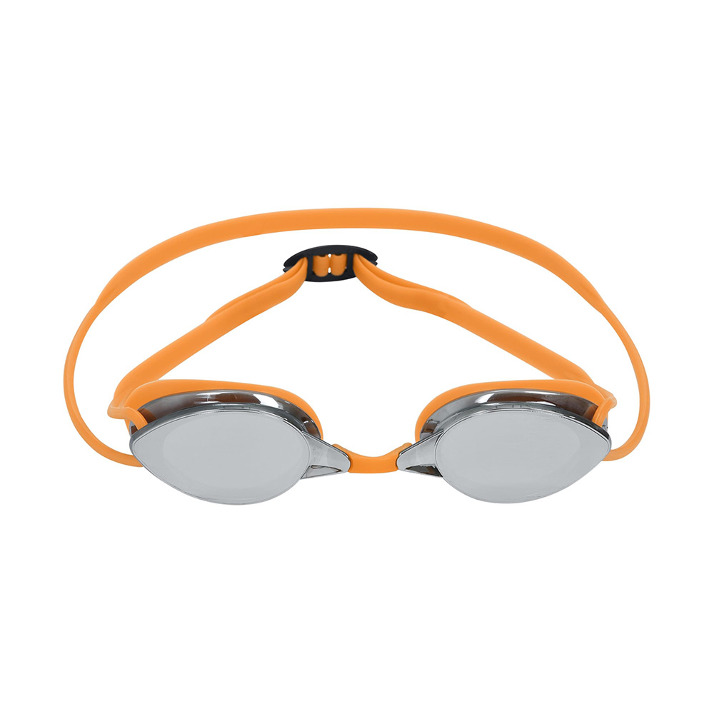 Goggles Para Adulto Natación Lente Espejo 14 Años Filtro Uv Naranja