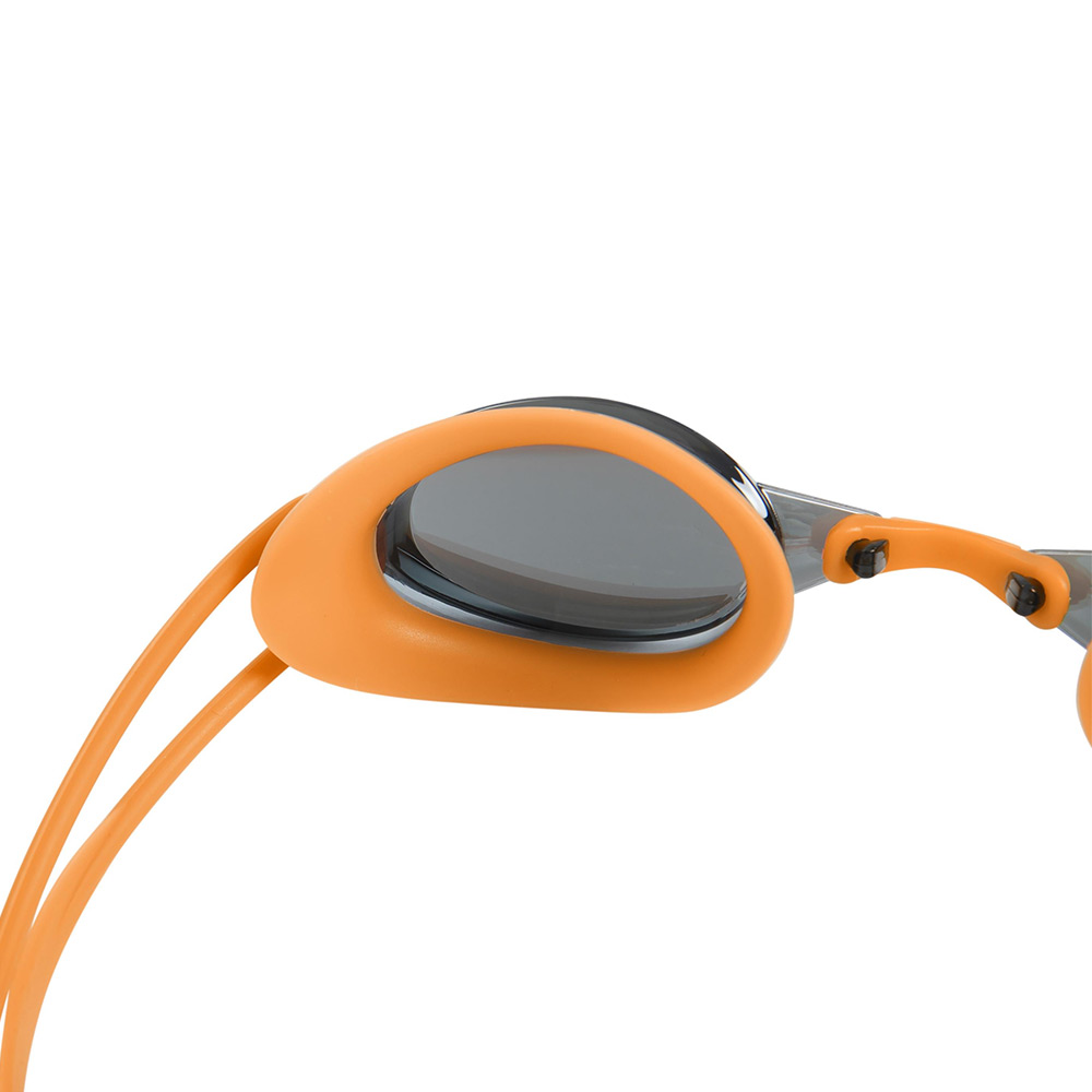 Goggles Para Adulto Natación Lente Espejo 14 Años Filtro Uv Naranja