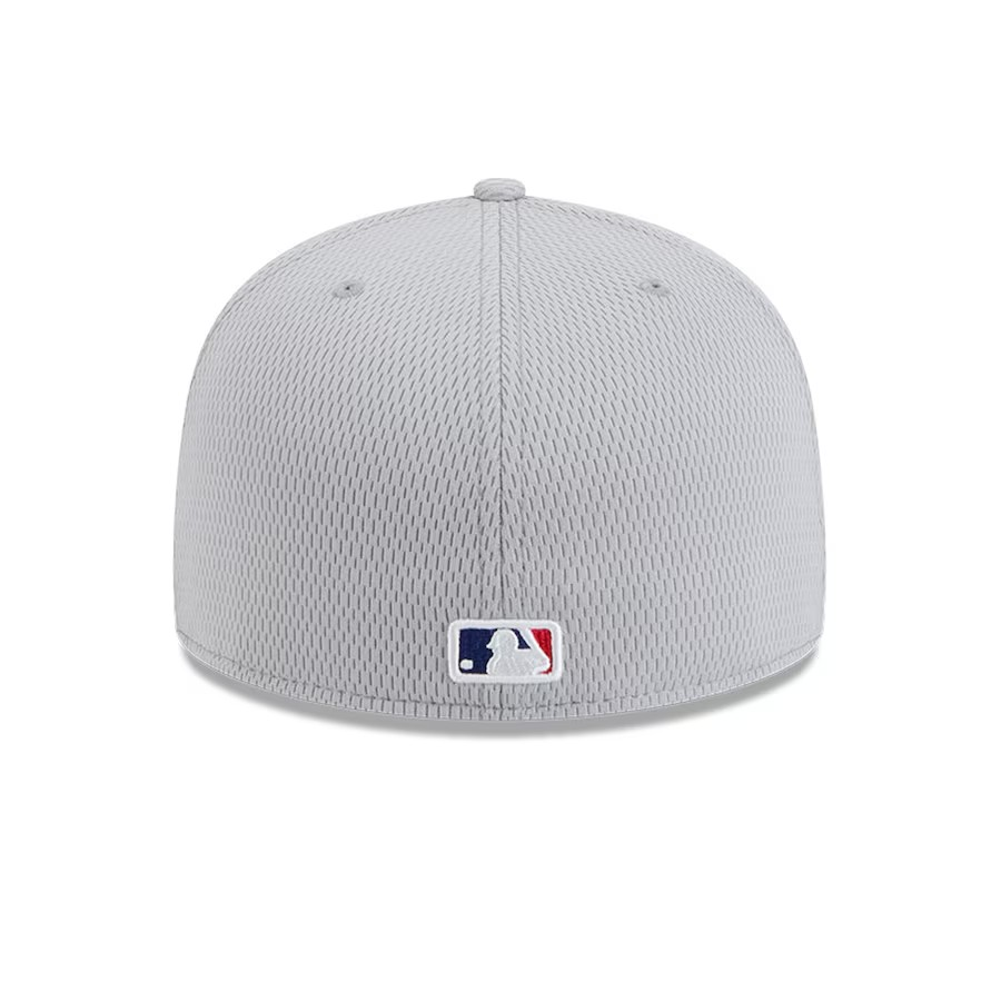 Gorra New Era Los Angeles Dodgers Gray 2025 MLB Clubhouse 59FIFTY - 7 3/8