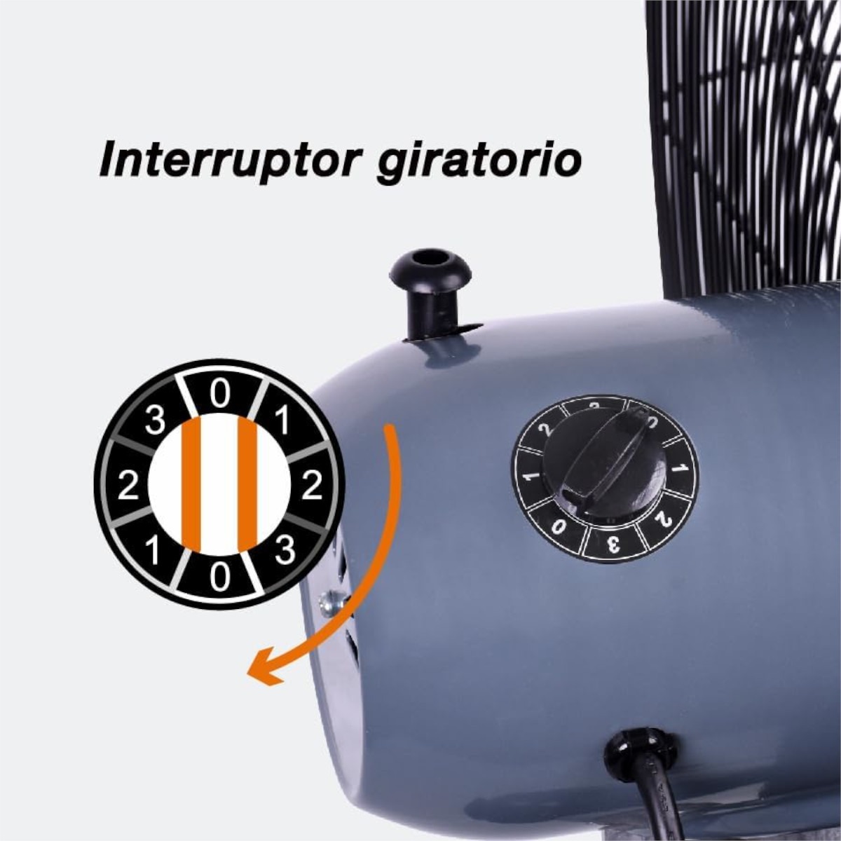 Ventilador Industrial Pedestal Mytek 30pul 3Vel Metal 230W