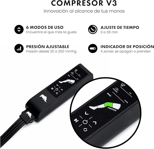 Botas de Presoterapia Rhino Performance – Masajeador de Piernas y Pies