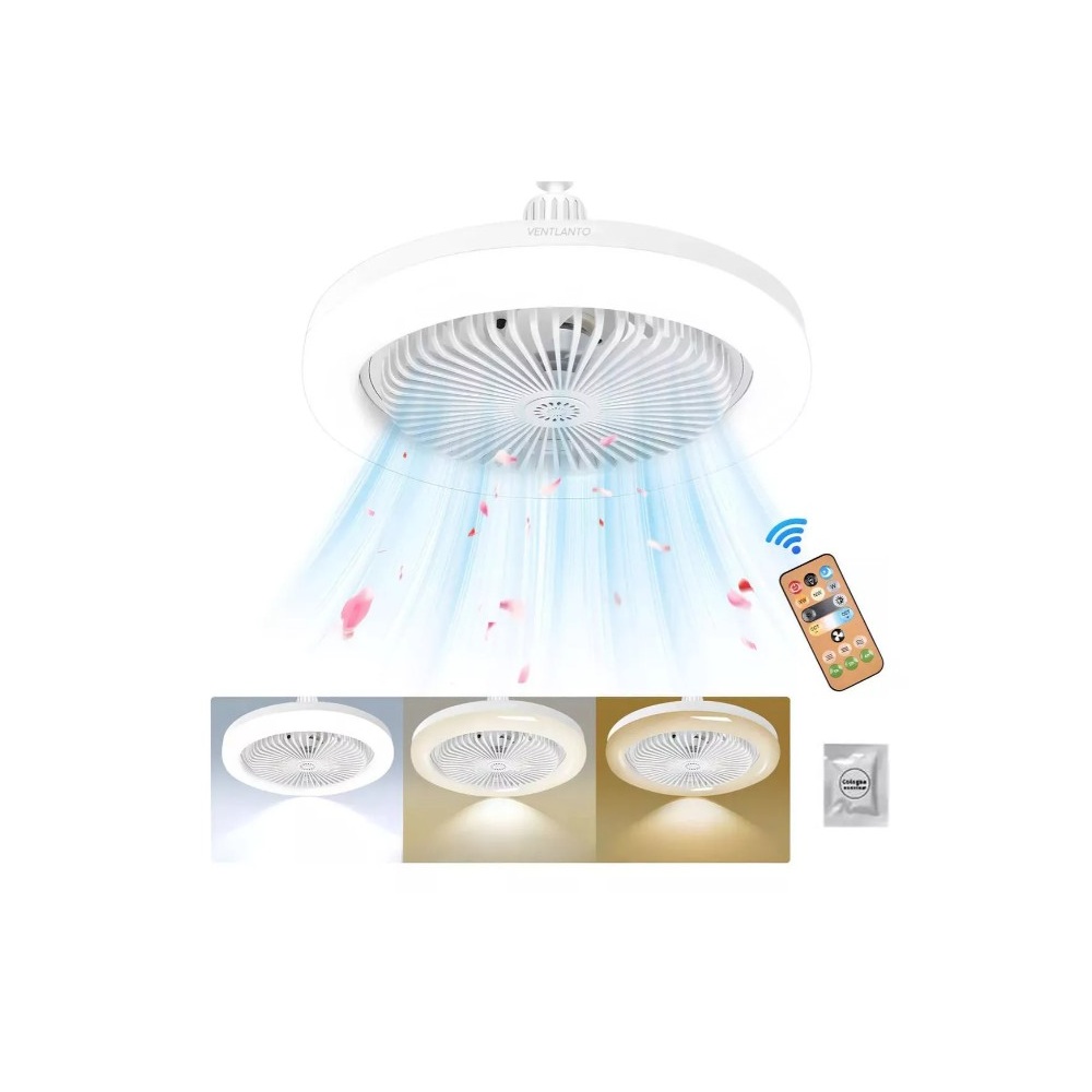  Ventilador Luz LED Multifuncional
