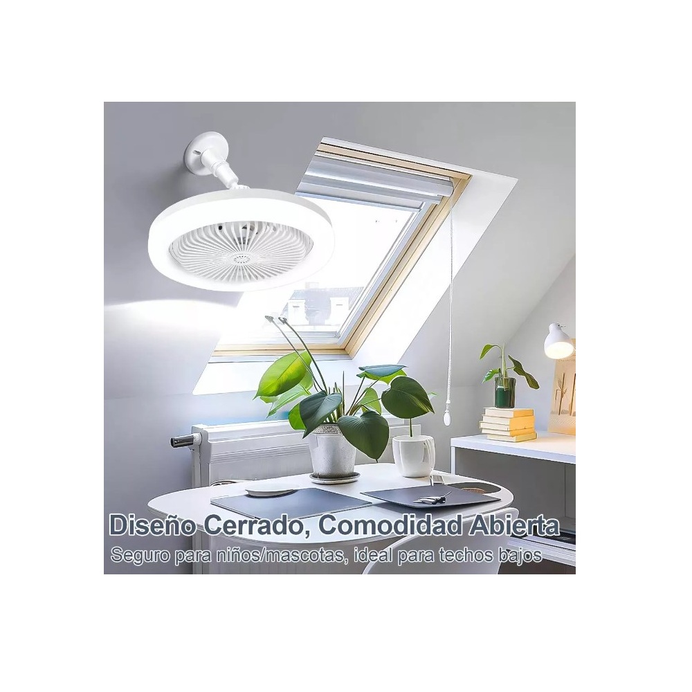  Ventilador Luz LED Multifuncional