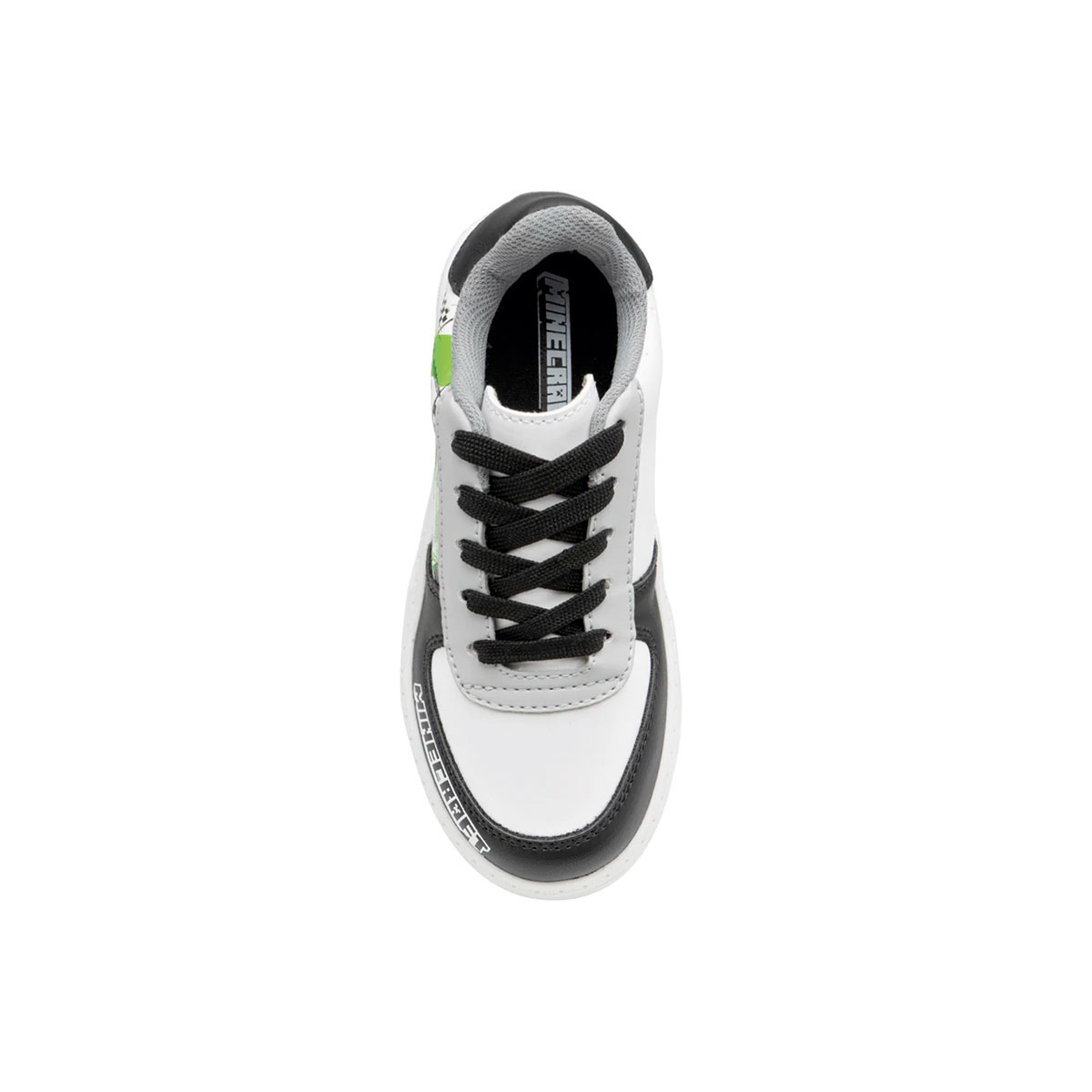 Tenis Minecraft yuyin Blanco para Niños Diseño de Creeper Acolchado 18-21