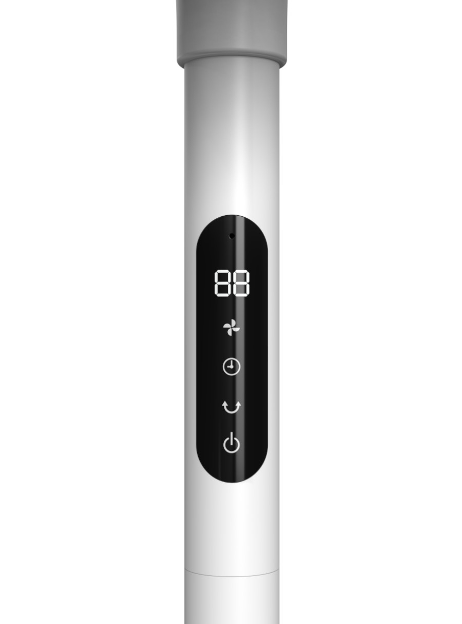 Ventilador De Piso/Mesa, Circulador de Aire De CC Bestherm FJD23-23FR de 9 pulgadas con Pantalla LED (2 en 1)