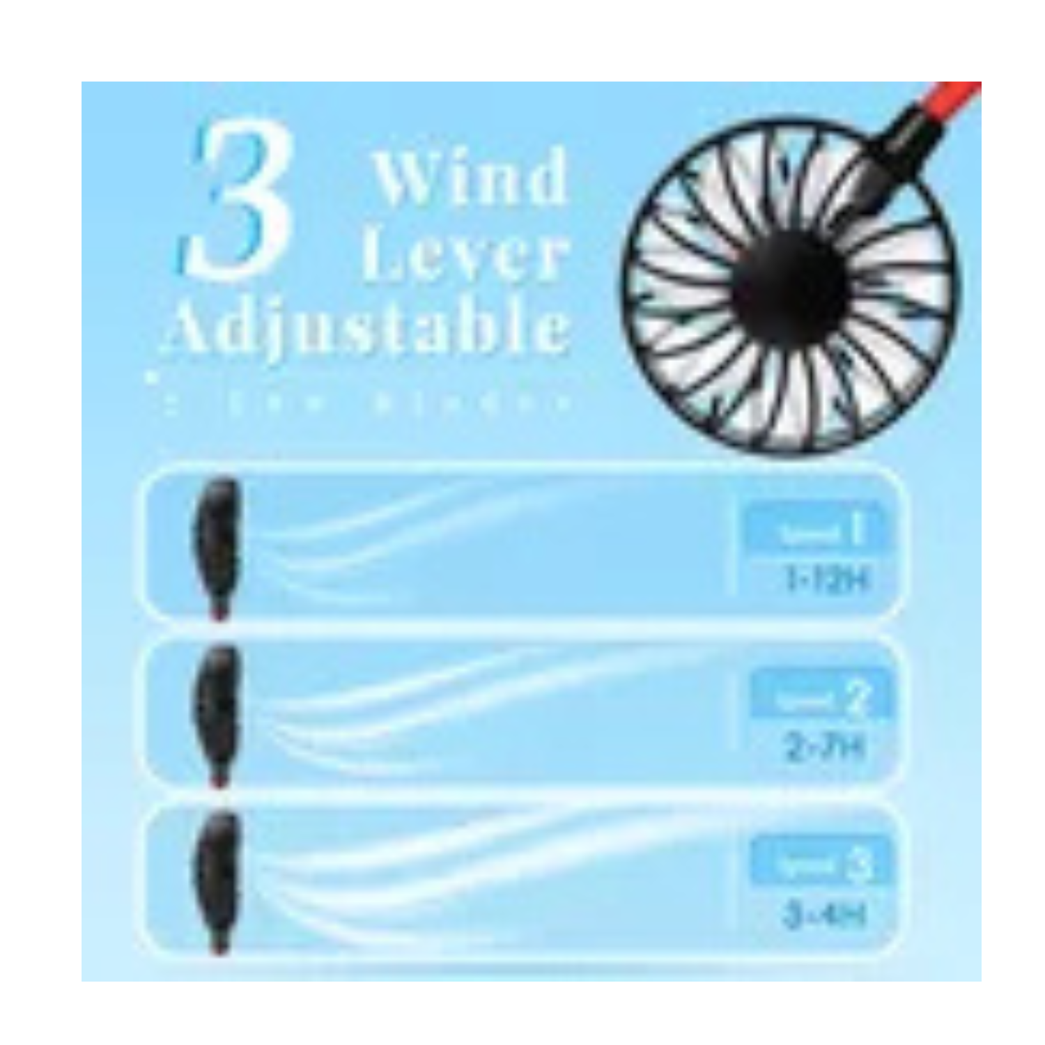 Ventilador De Cuello Portátil Con Rotación De 360 Grados