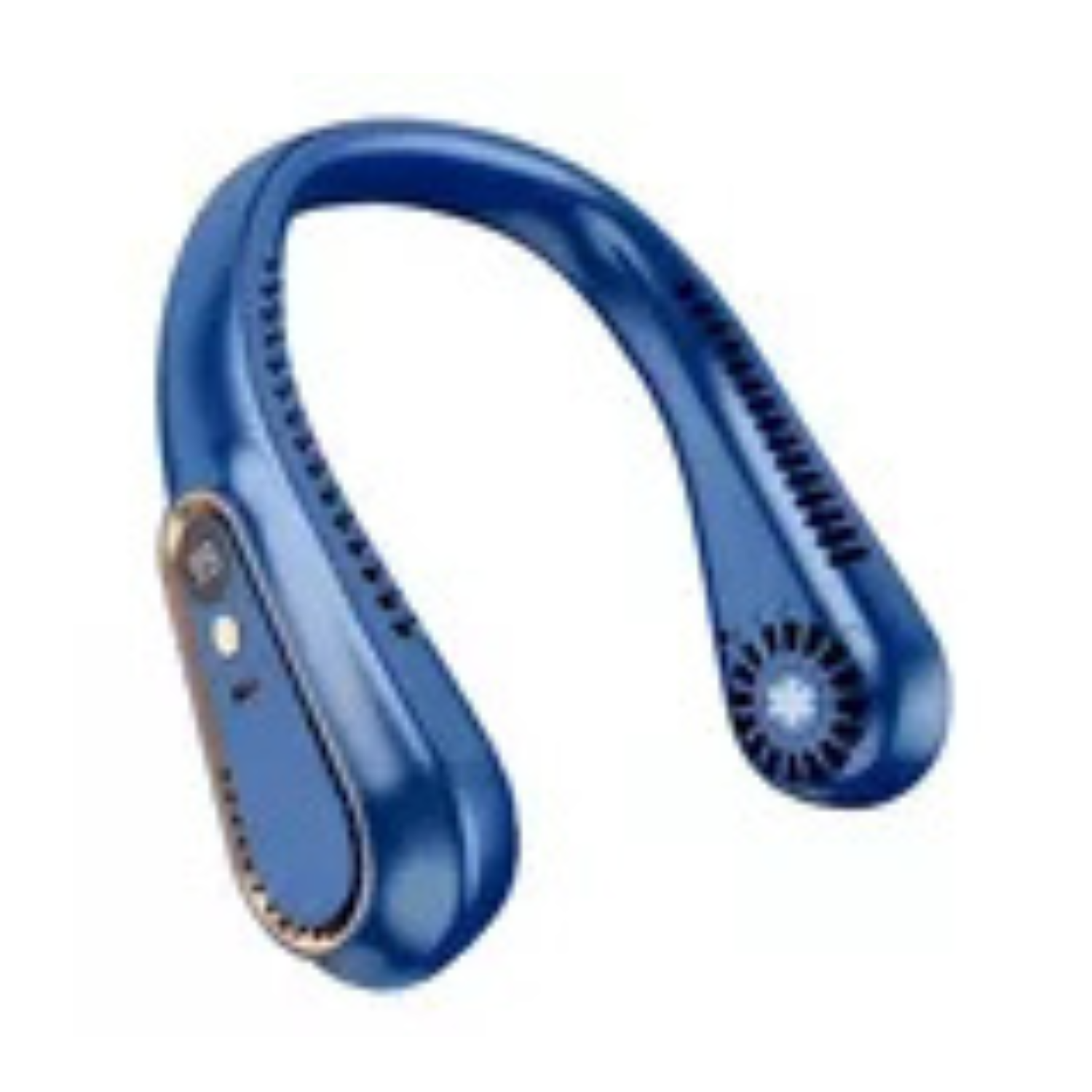 Ventilador Cuello Colgante Portatil Usb Recargable 5 Modos Color Azul Oscuro