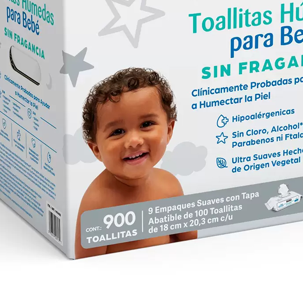 Toallitas Humedas Para Bebe 900 Pzs Kirkland Signature