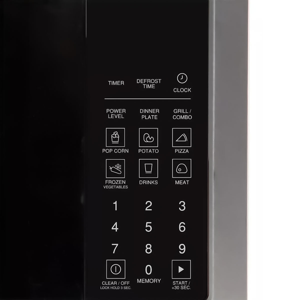 [PEB160SFSS] HORNO MICROONDAS CON GRILL 1.6P3 APERTURA C/BOTON ACERO INOX GENERAL ELECTRIC