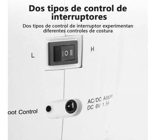 Máquina De Coser Eléctrica Portátil 12 Puntada+placa Soporte
