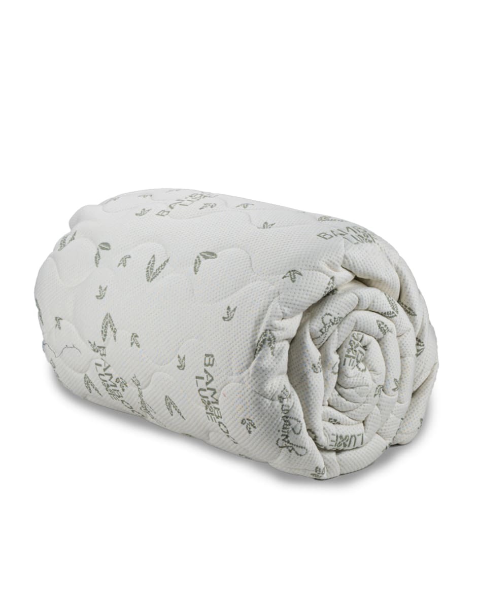 Protector De Colchón Spring Air Bamboo Luxe Impermeable Matrimonial