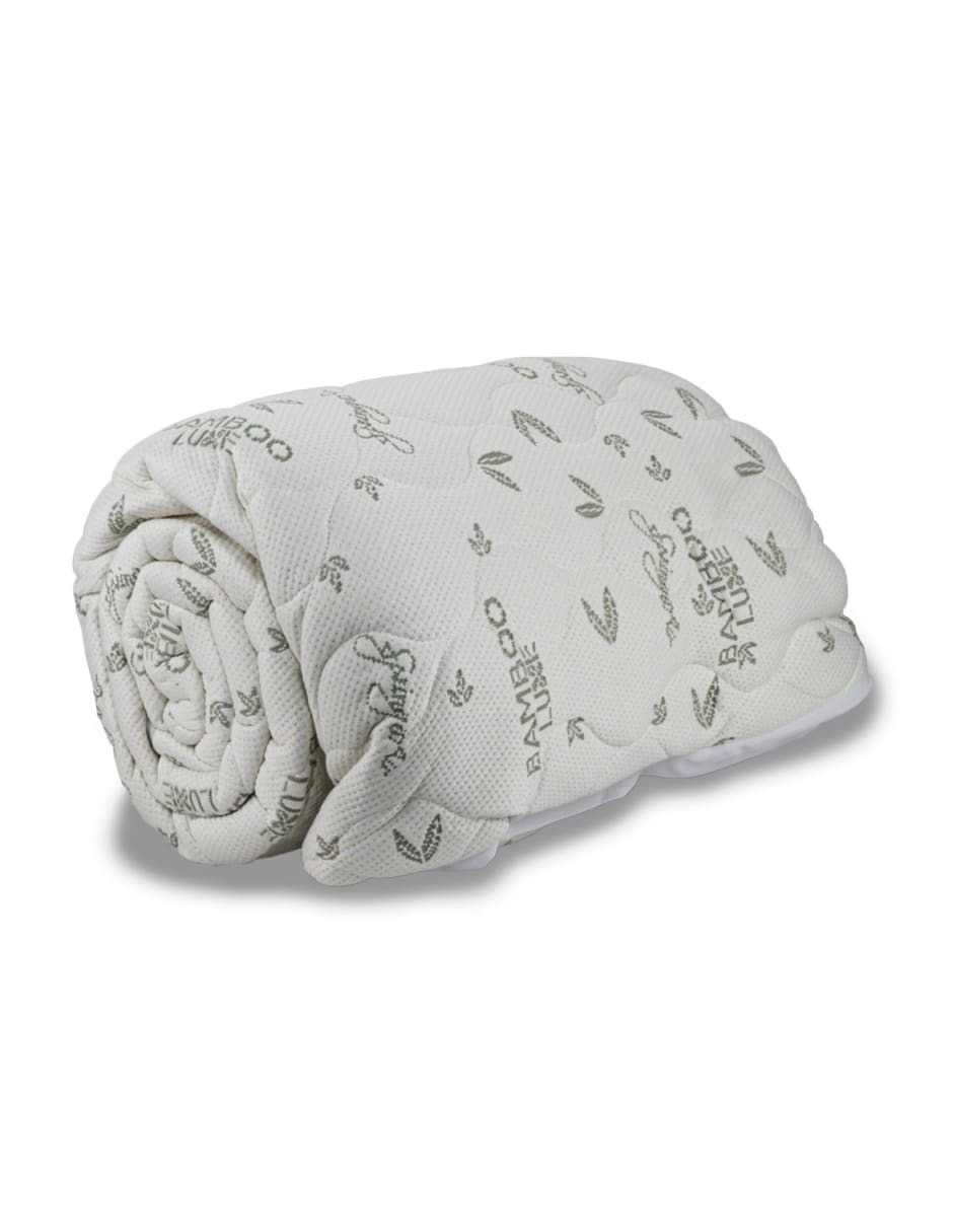 Protector De Colchón Spring Air Bamboo Luxe Impermeable Matrimonial