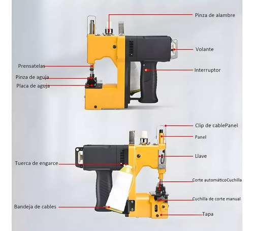Maquina Industrial Cosedora De Costales Sacos Textil Hogar