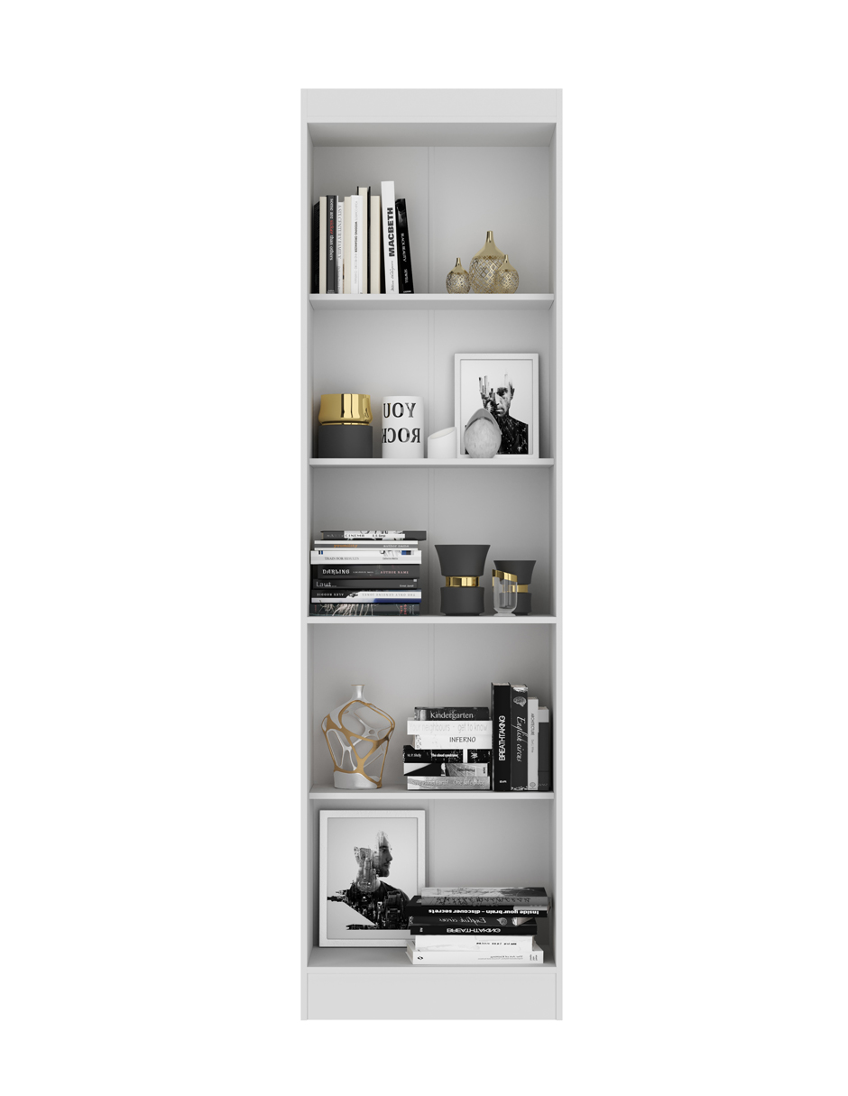 Librero 5 Repisas Moderno Estante Decorativo Multifuncional