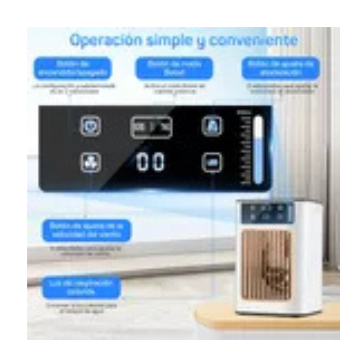 Cooler Portatil Mini Aire Acondicionado Ventilador Aire Frio