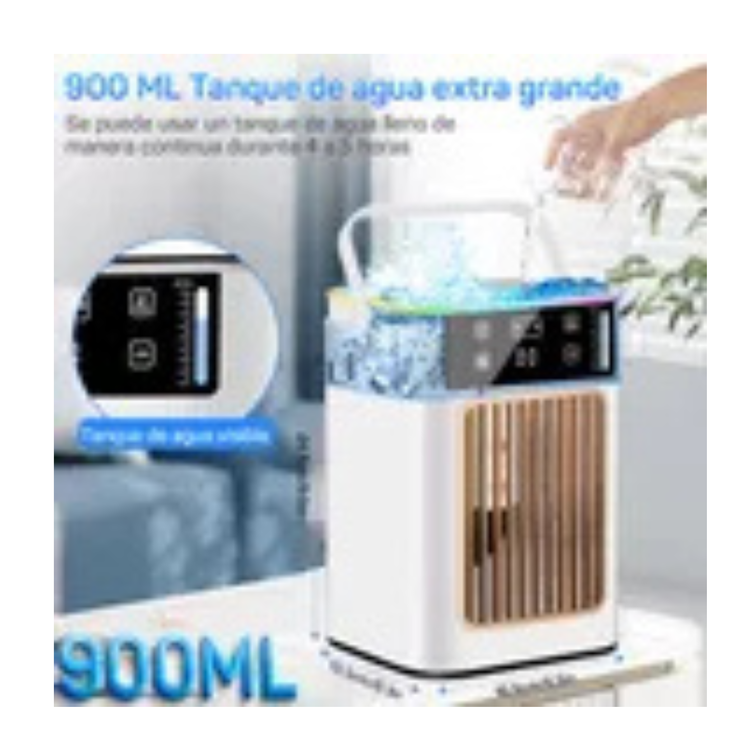 Cooler Portatil Mini Aire Acondicionado Ventilador Aire Frio