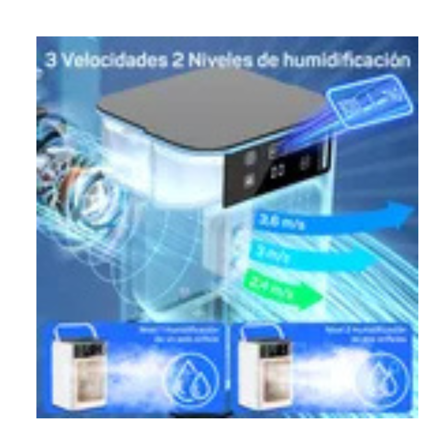 Cooler Portatil Mini Aire Acondicionado Ventilador Aire Frio
