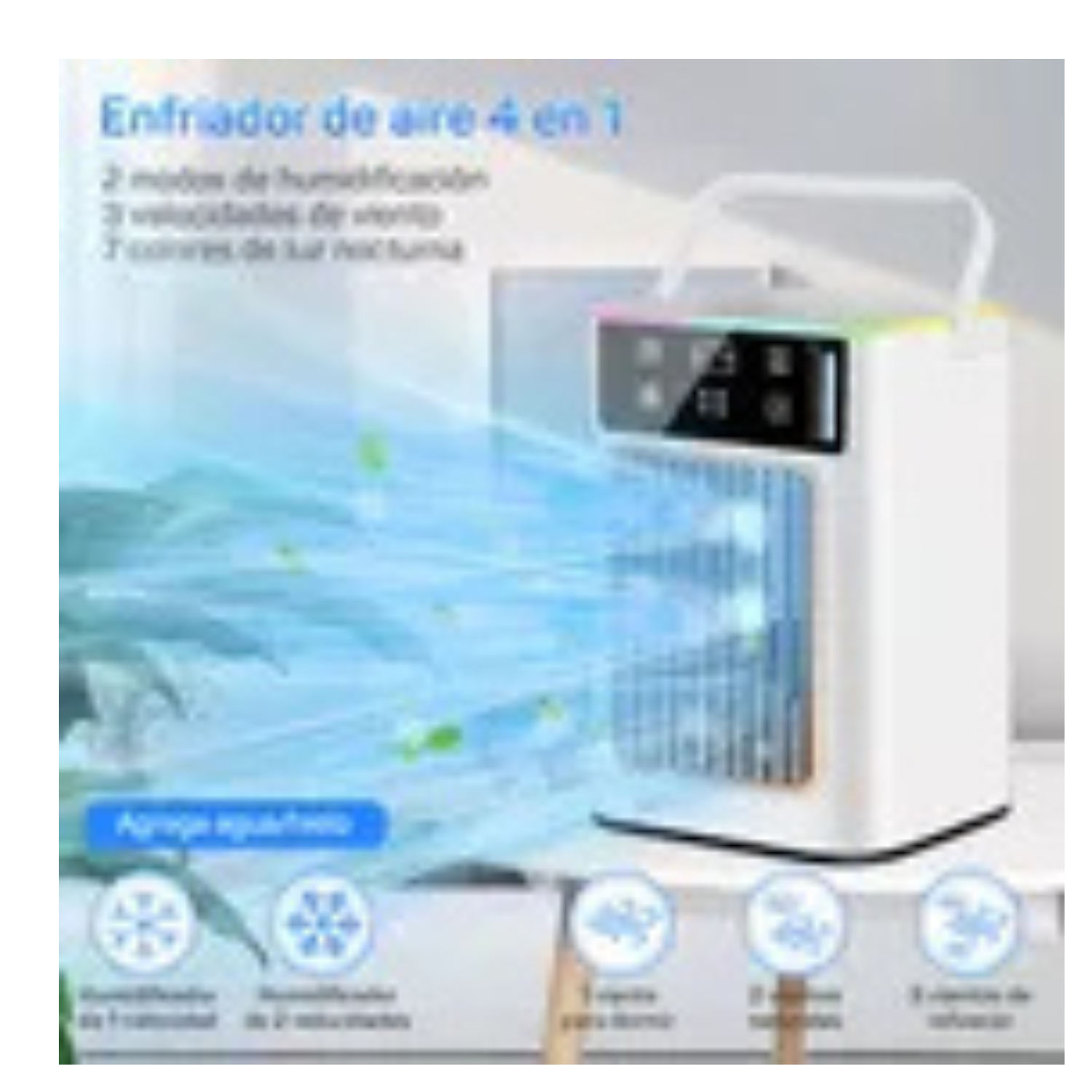 Cooler Portatil Mini Aire Acondicionado Ventilador Aire Frio