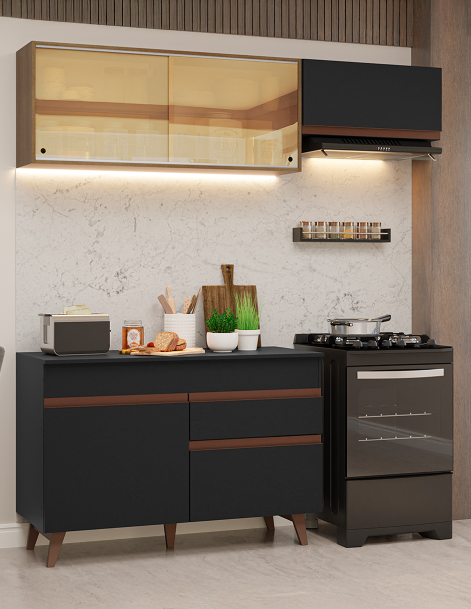 Cocina Integral Completa Modular Madesa Reims 190cm NM 05