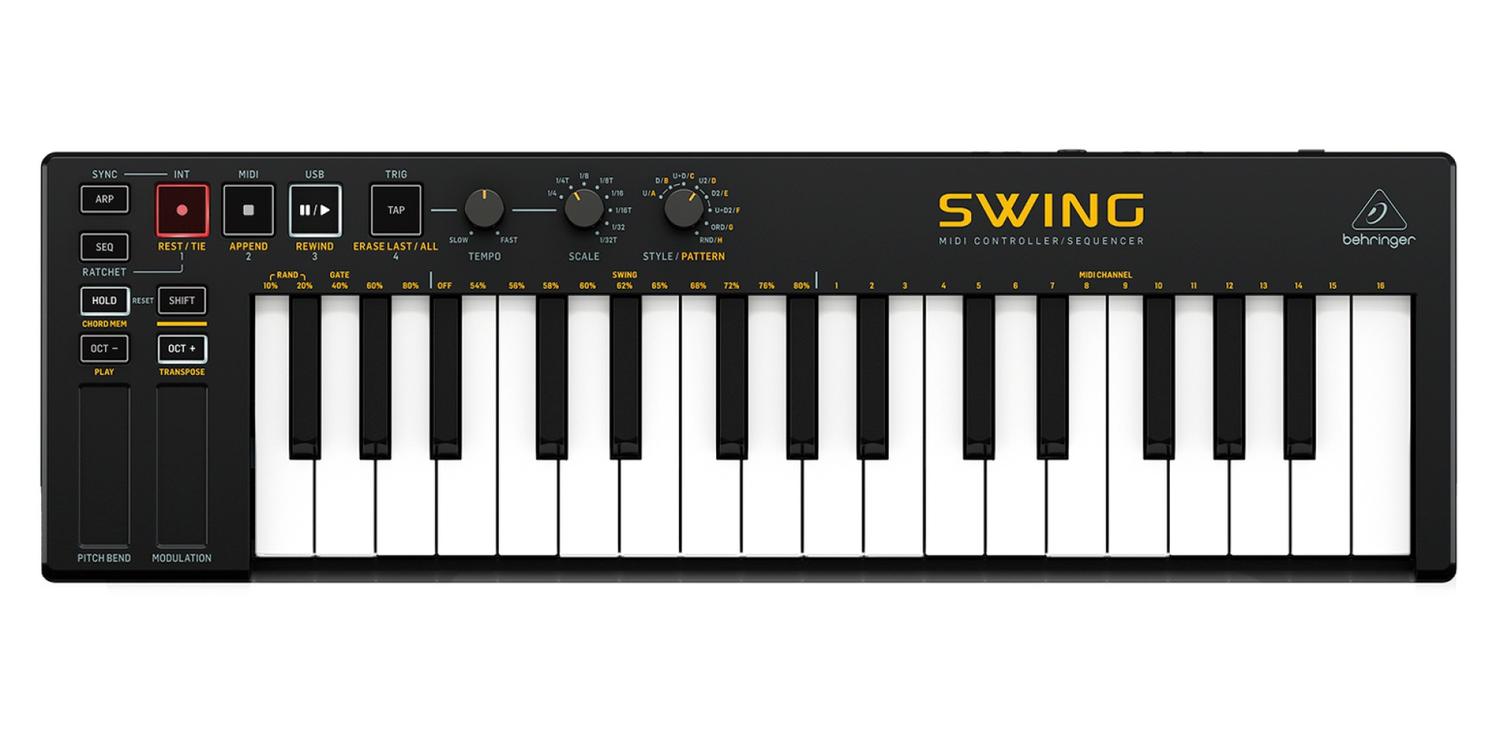 Behringer Swing Teclado Controlador 32 Teclas Midi Usb