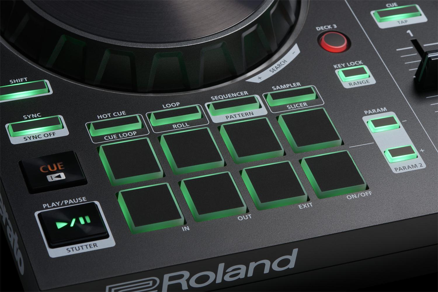 Roland DJ-202 Controlador Para Dj Scratch Mixer Para Serato