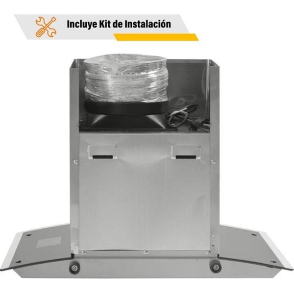 Combo Campana Cristal 60cm Parrilla Cristal Temp 4 Ornillas Gutstark Home