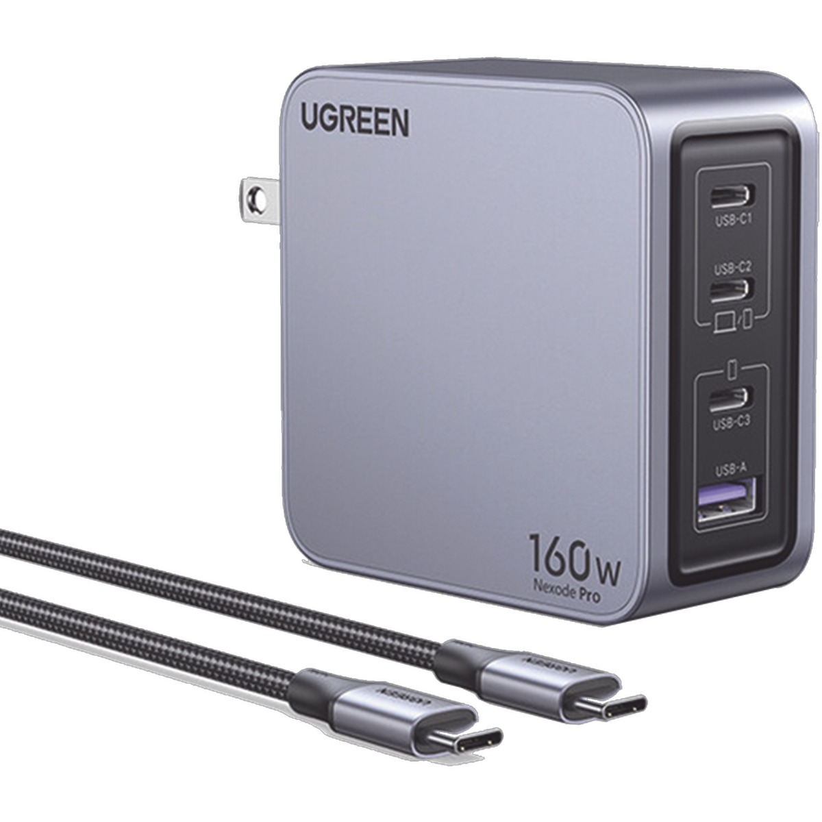 Cargador De 160w Serie Nexode Pro 4 Puertos De Carga Rápida ugreen