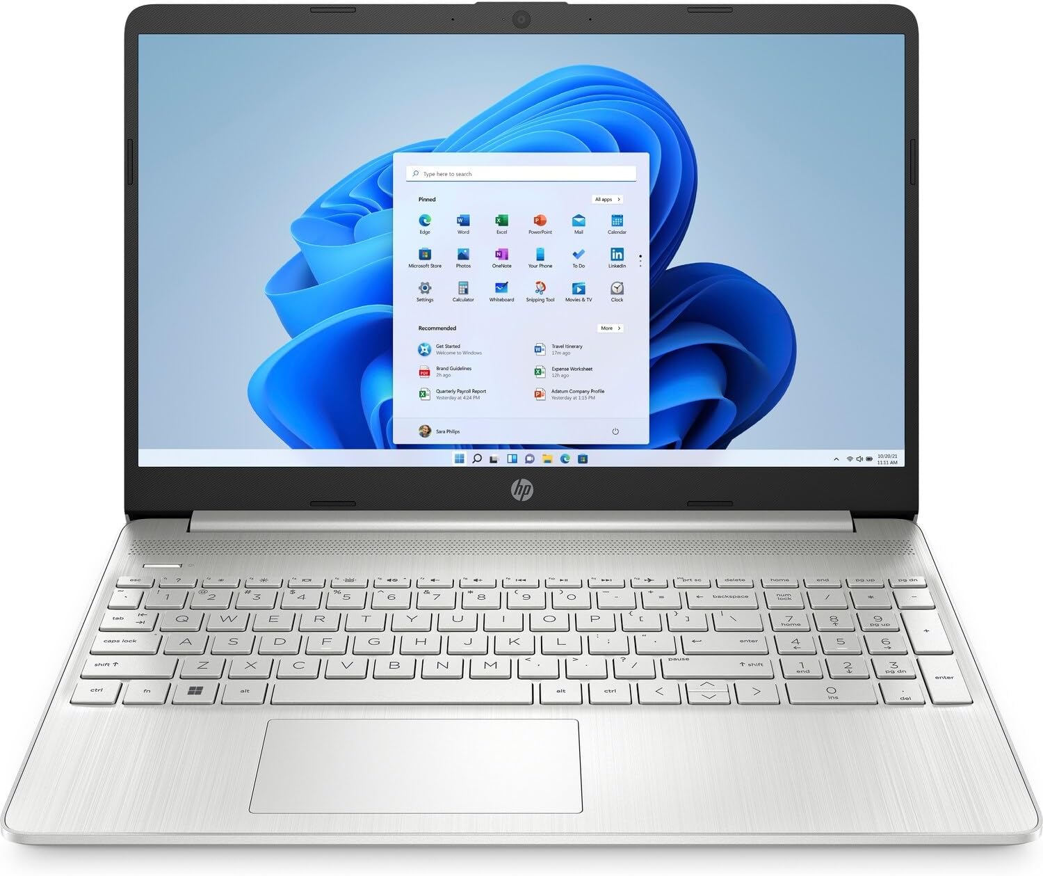 Laptop HP 15.6" Intel Core i3 8GB 256GB Touch Plata 15-dy2702dx