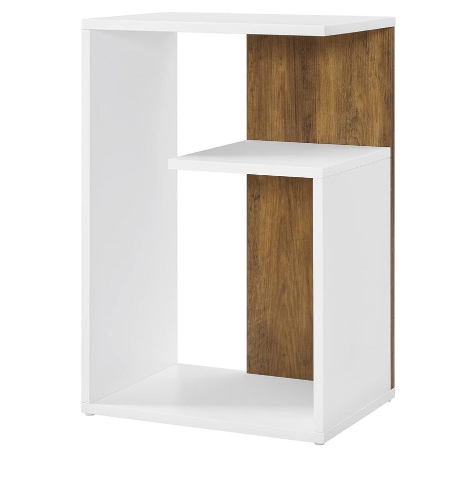Buró Minimalista Blanco Mesa de Noche Recamara Organizador 