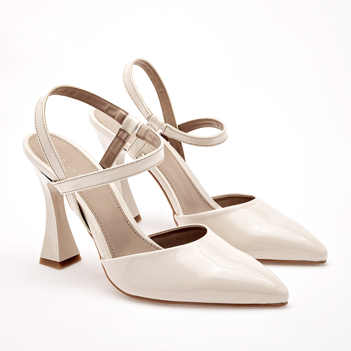 RAIZ LATINA 4001 ZAPATILLA MUJER DE GRADUACION TACON 10 CM COLOR BEIGE