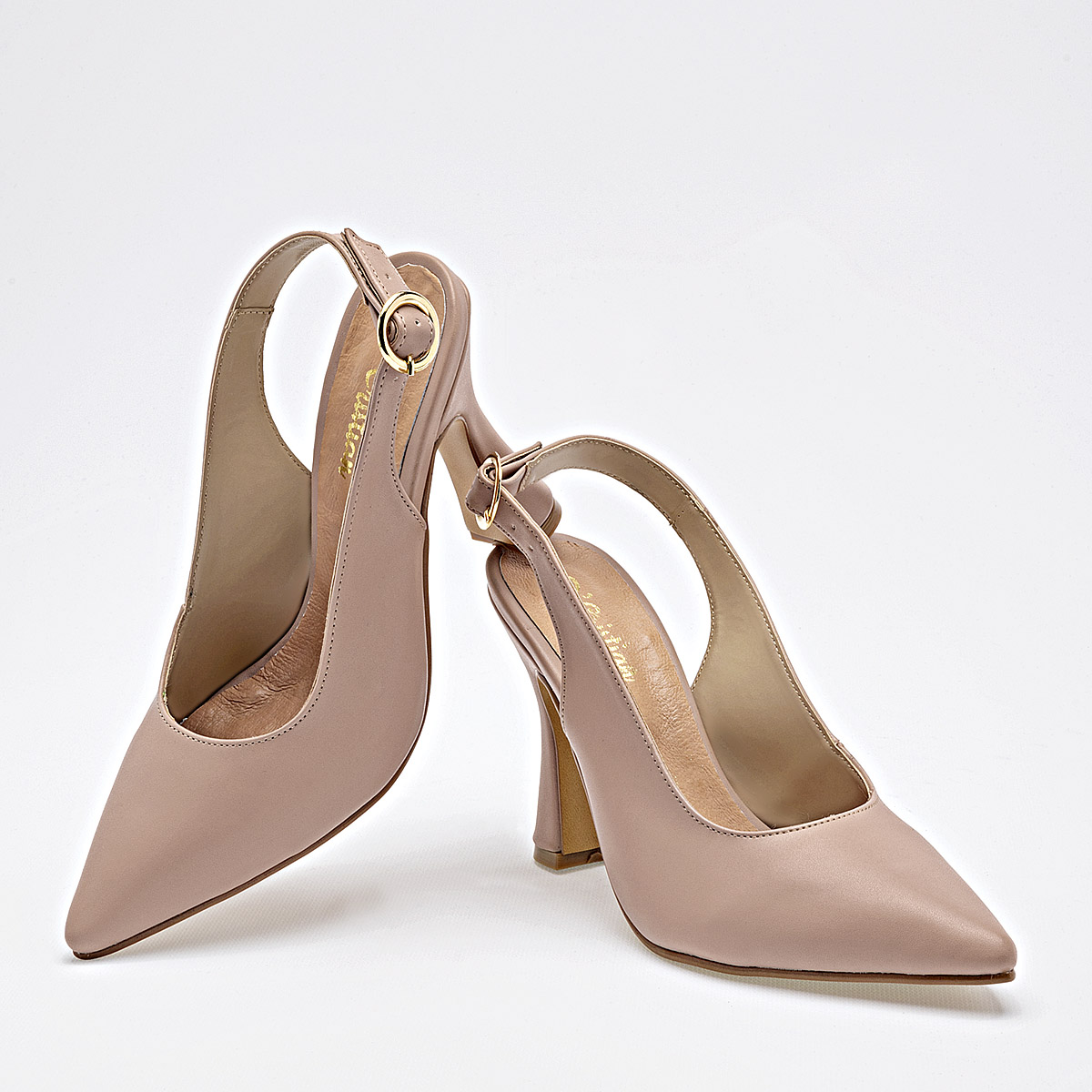 D'CRISTIAN 4024 ZAPATILLA MUJER DE GRADUACION TACON 10 CM COLOR MAQUILLAJE