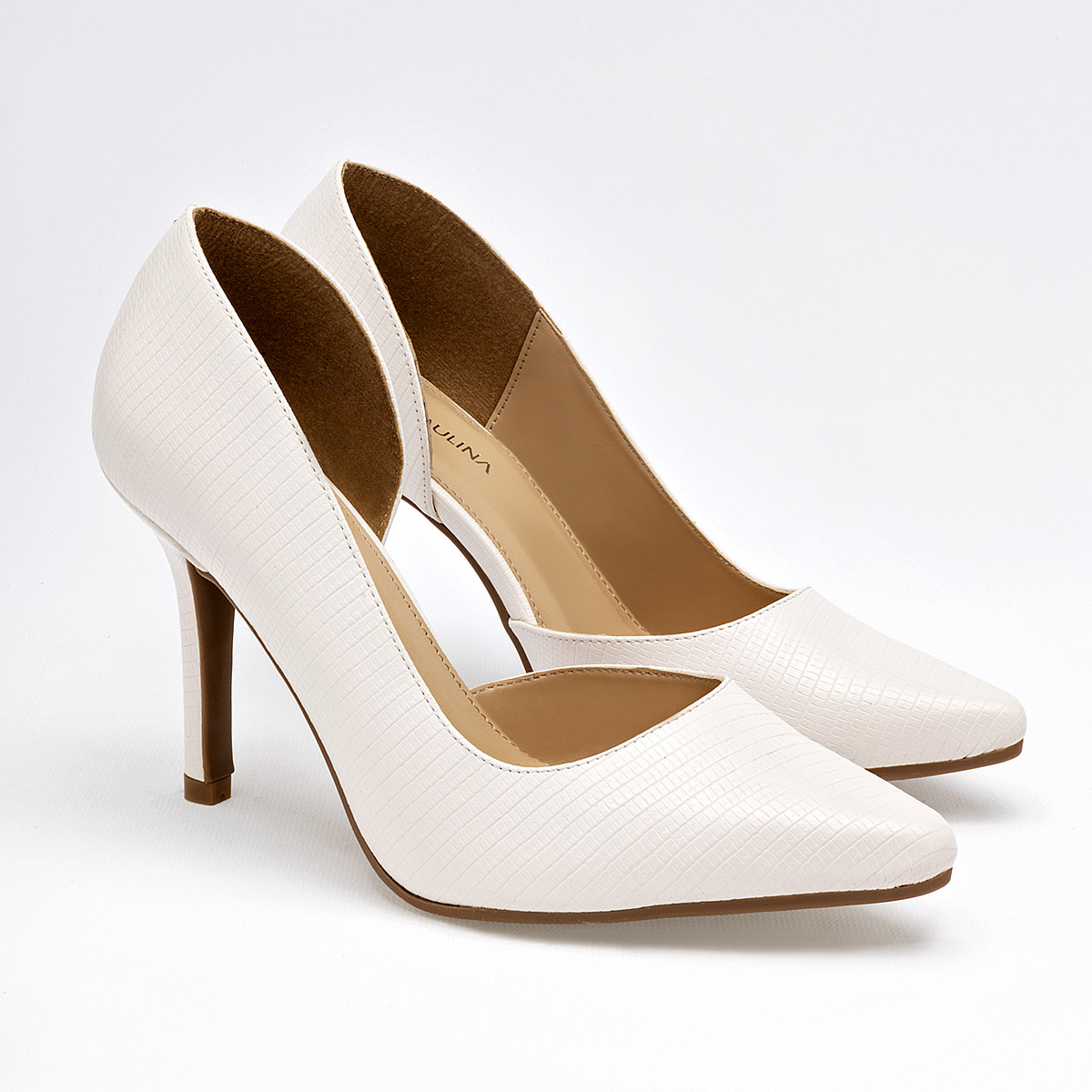 LADY PAULINA 25420ZAPATILLA MUJER CASUAL TACON 10 CM COLOR LATTE