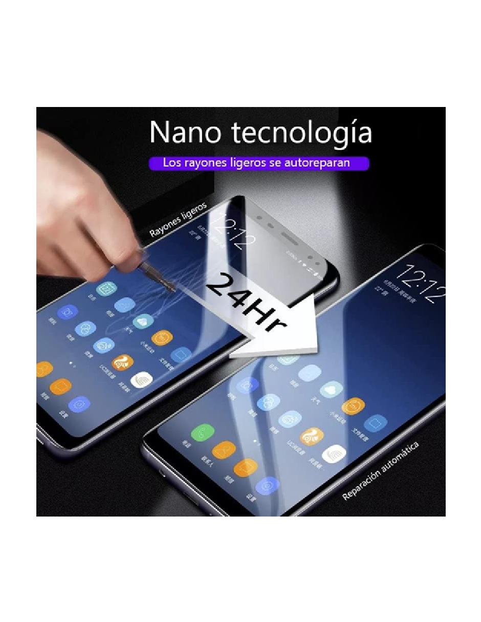 3 Micas De Privacidad Hidrogel Compatible Con iPhone 16 Pro