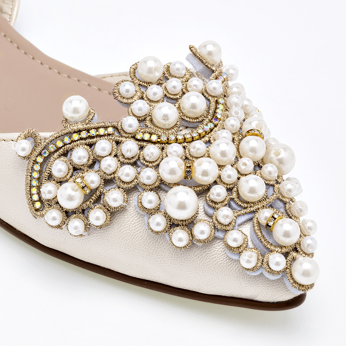 LADY ONE NW2609 FLATS MUJER CASUAL CM COLOR BEIGE NACARADO ORO