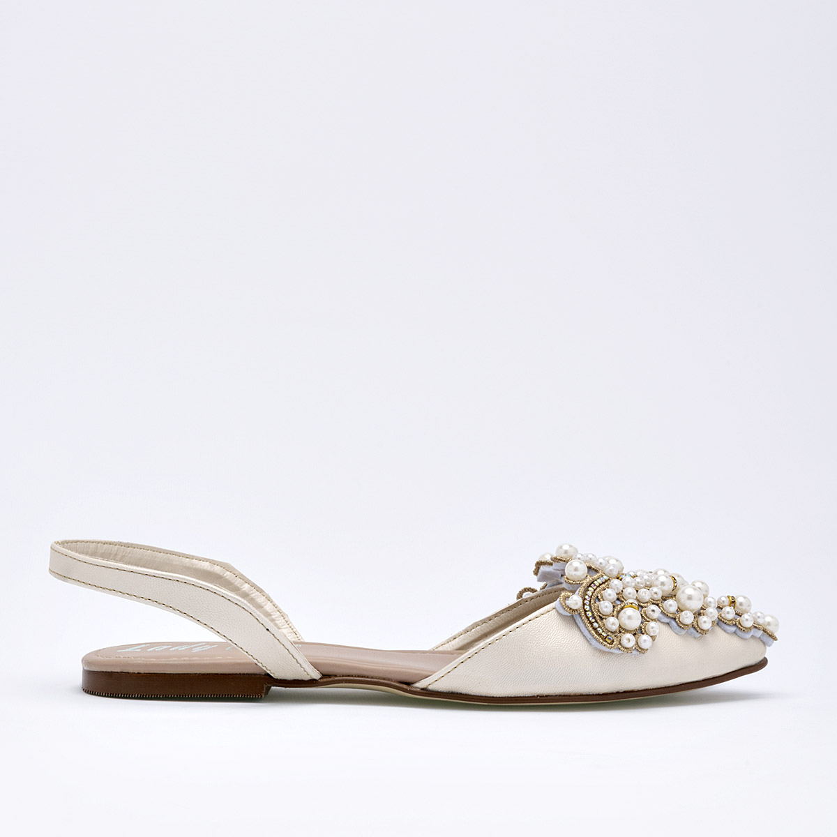 LADY ONE NW2609 FLATS MUJER CASUAL CM COLOR BEIGE NACARADO ORO