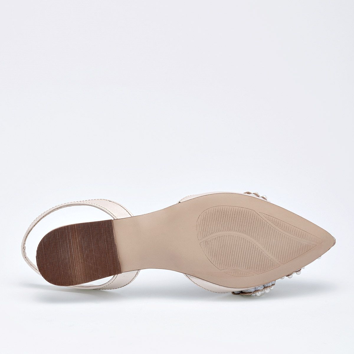 LADY ONE NW2609 FLATS MUJER CASUAL CM COLOR BEIGE NACARADO ORO