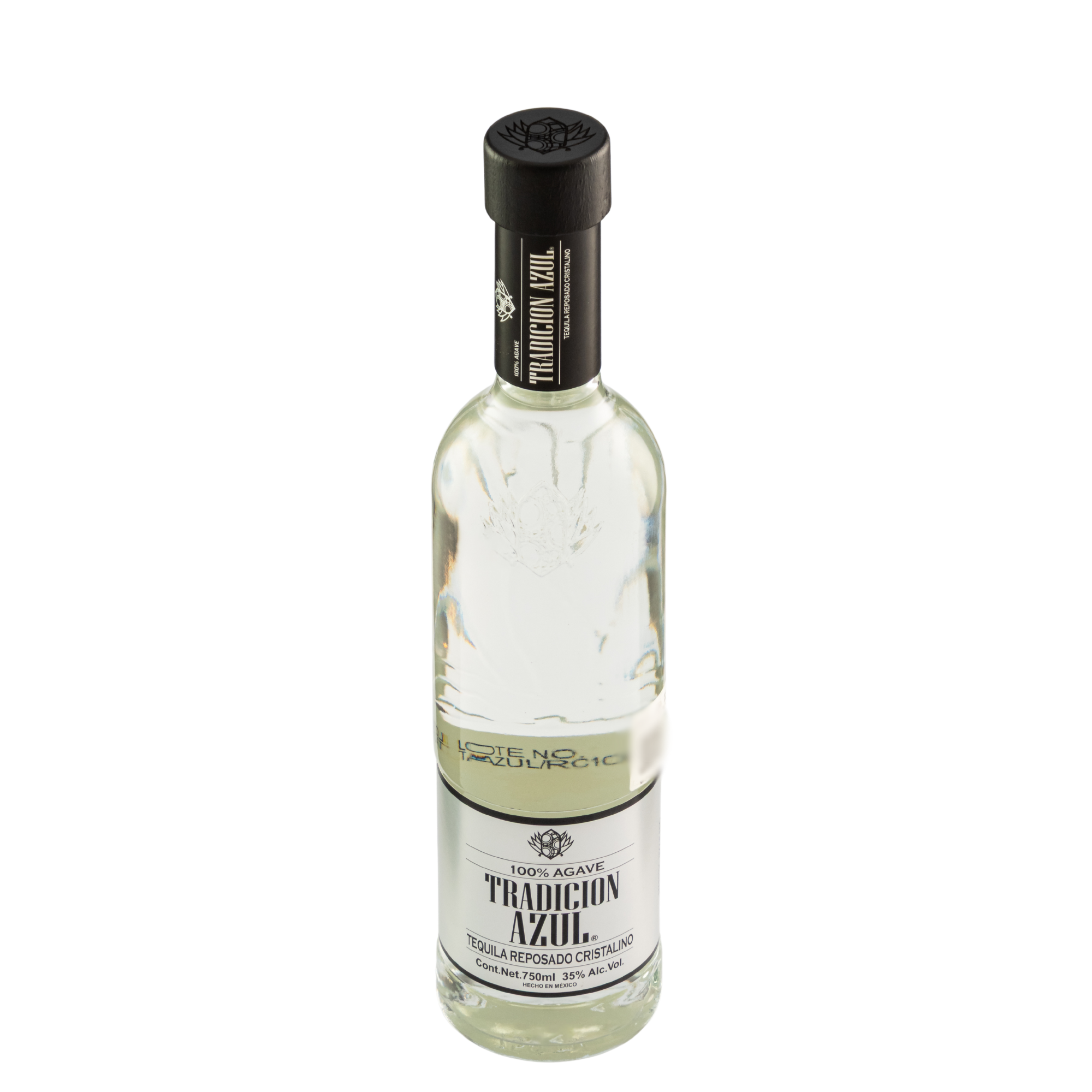 Tequila Tradición Azul Reposado Cristalino 750 Ml