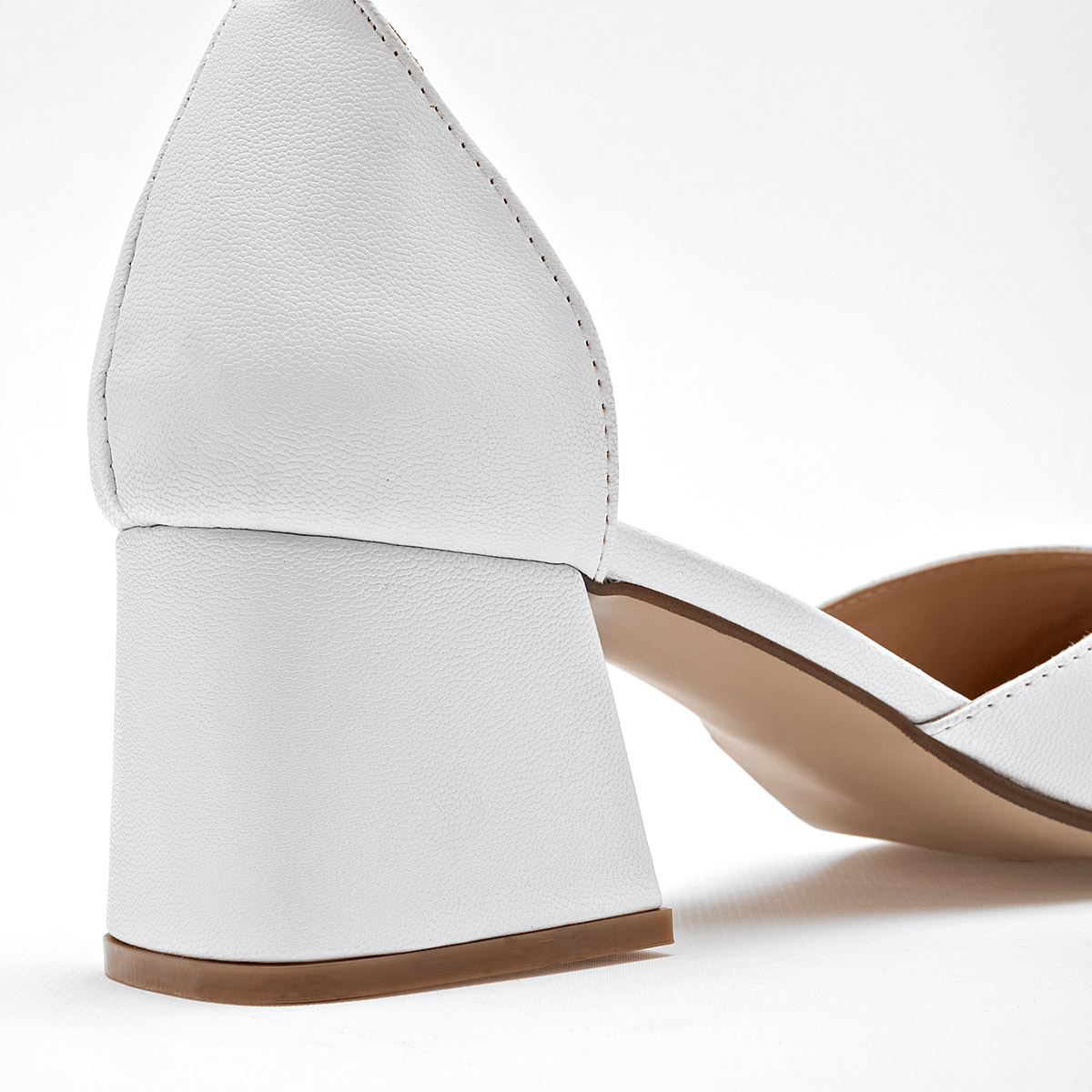 MARIANA VALLE 9614 ZAPATILLA MUJER CASUAL TACON 6 CM COLOR BLANCO