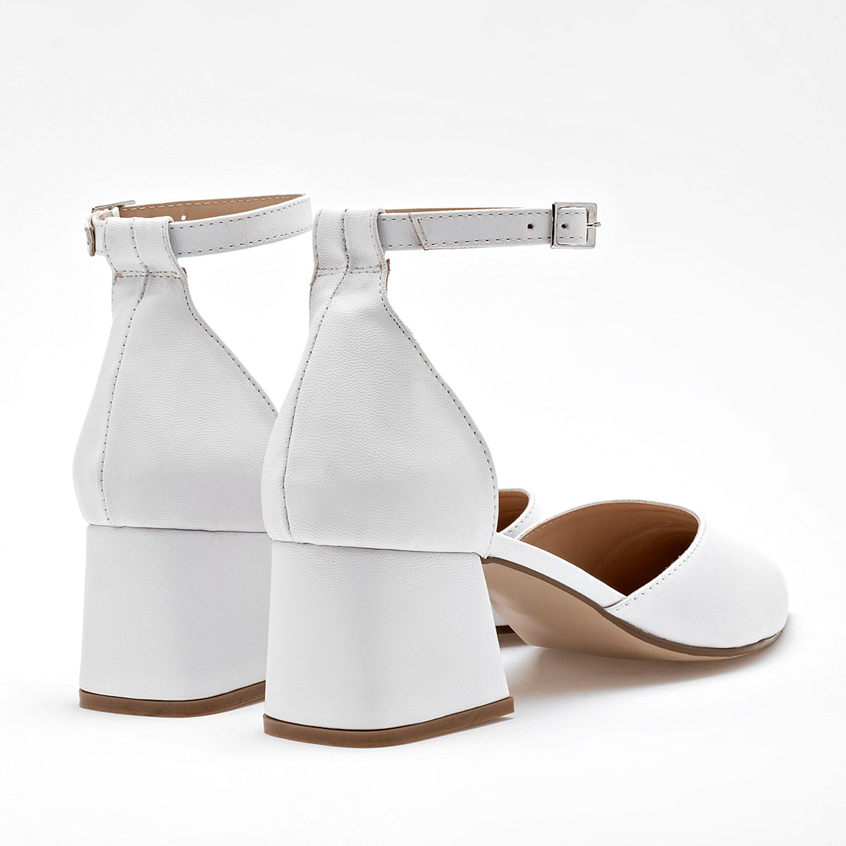 MARIANA VALLE 9614 ZAPATILLA MUJER CASUAL TACON 6 CM COLOR BLANCO