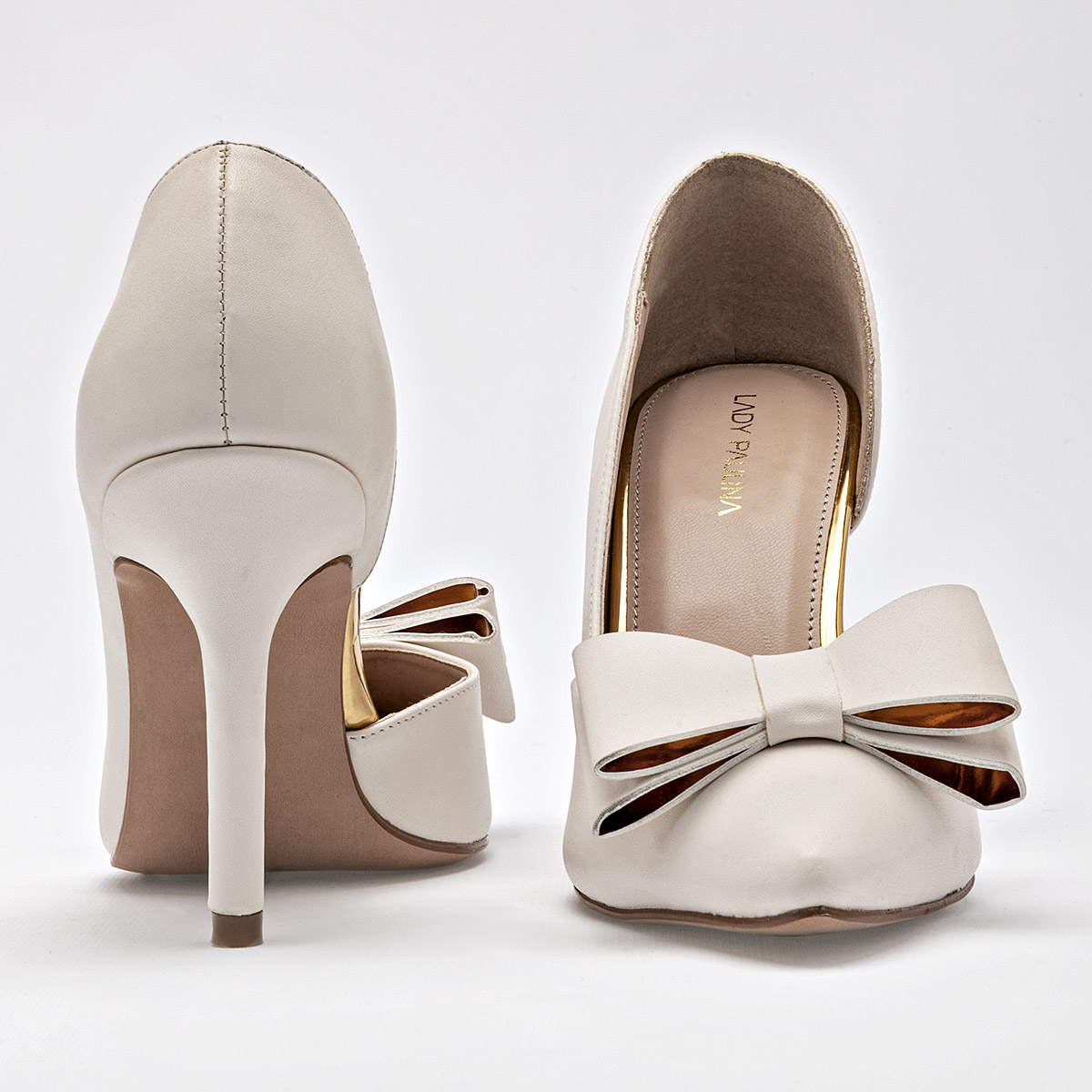 LADY PAULINA 28523 ZAPATILLA MUJER CASUAL TACON 9 CM COLOR LATTE