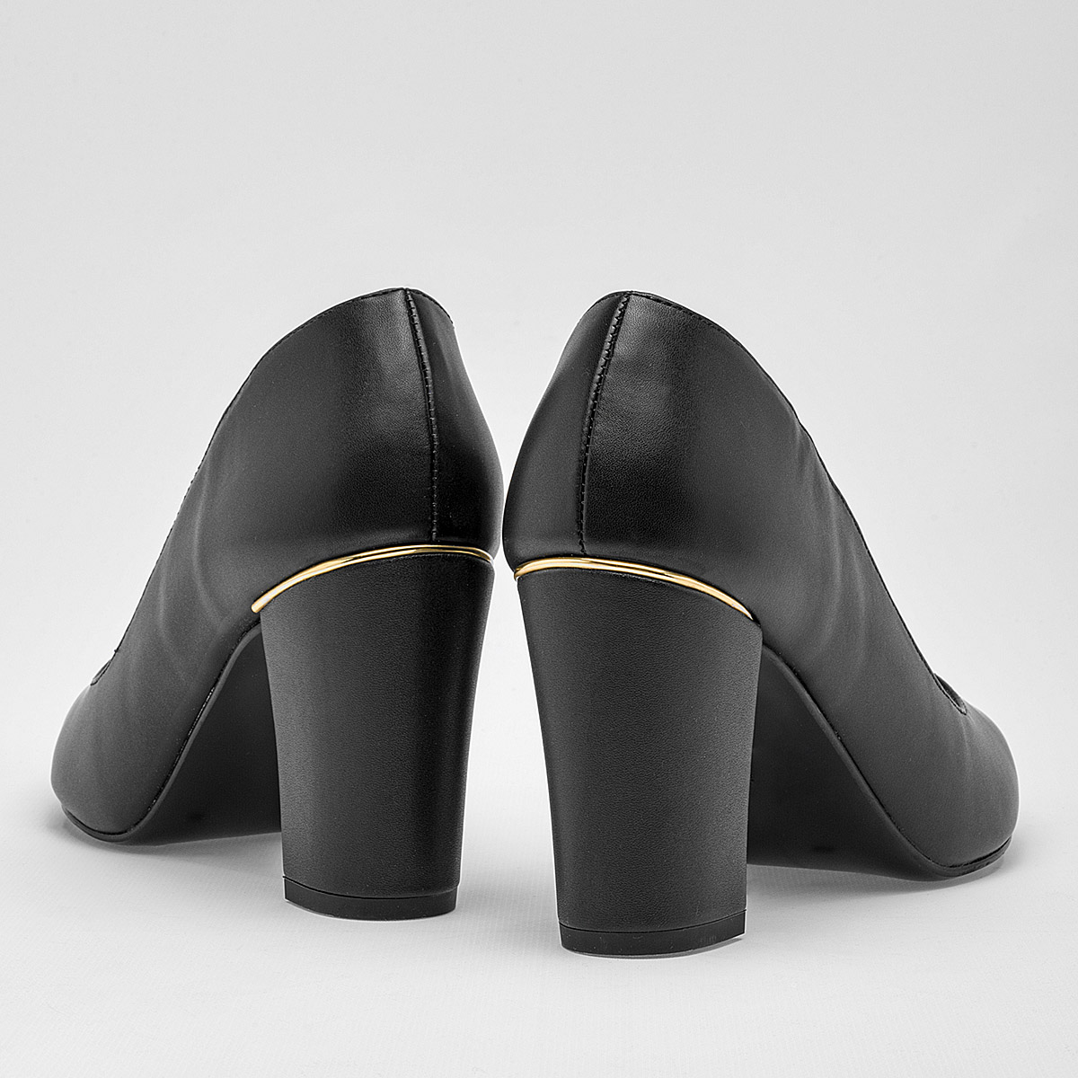 LADY PAULINA 35701 ZAPATILLA MUJER CASUAL TACON 8 CM COLOR NEGRO