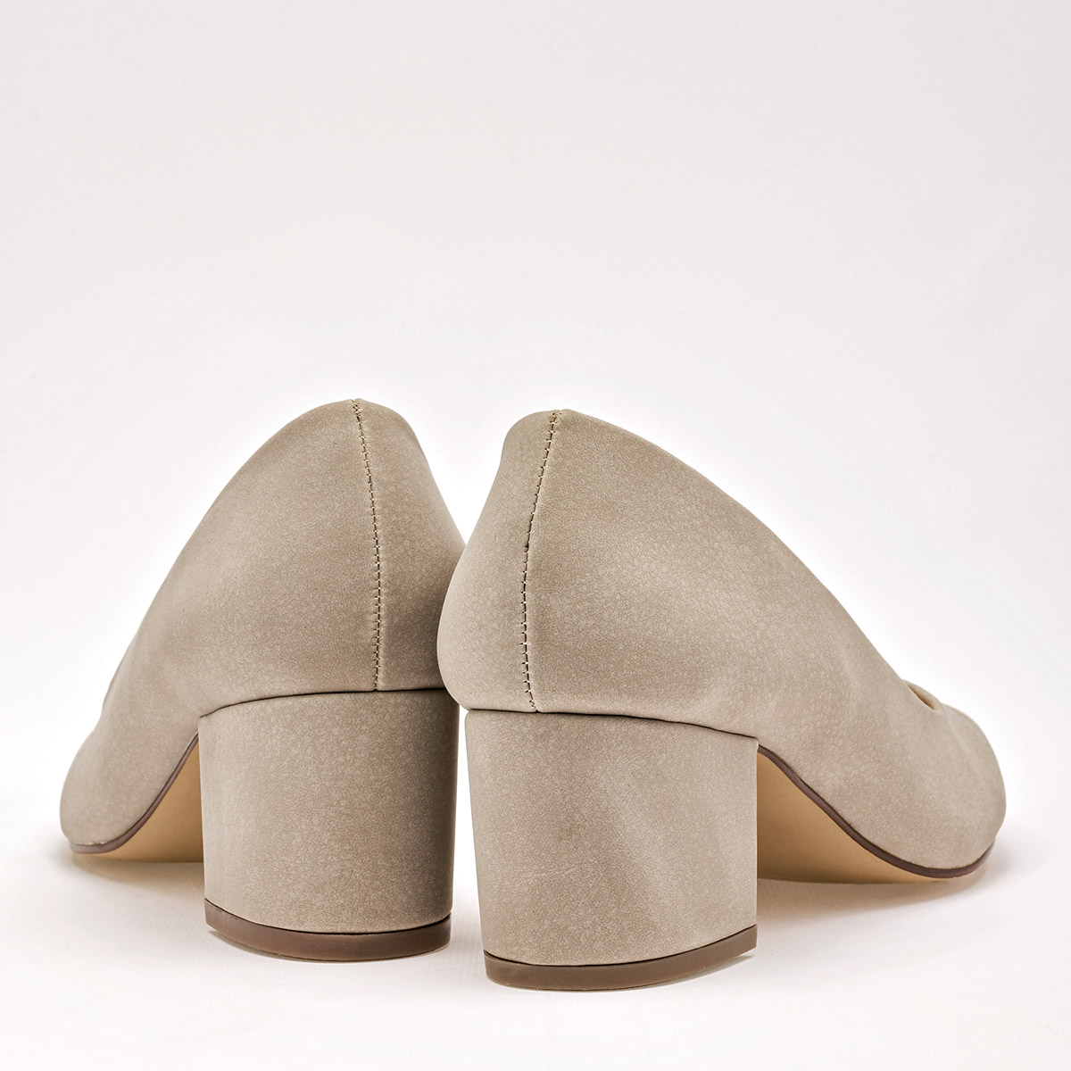 BEEN CLASS 18568 ZAPATILLA TACON 5 CM MUJER CASUAL COLOR BEIGE