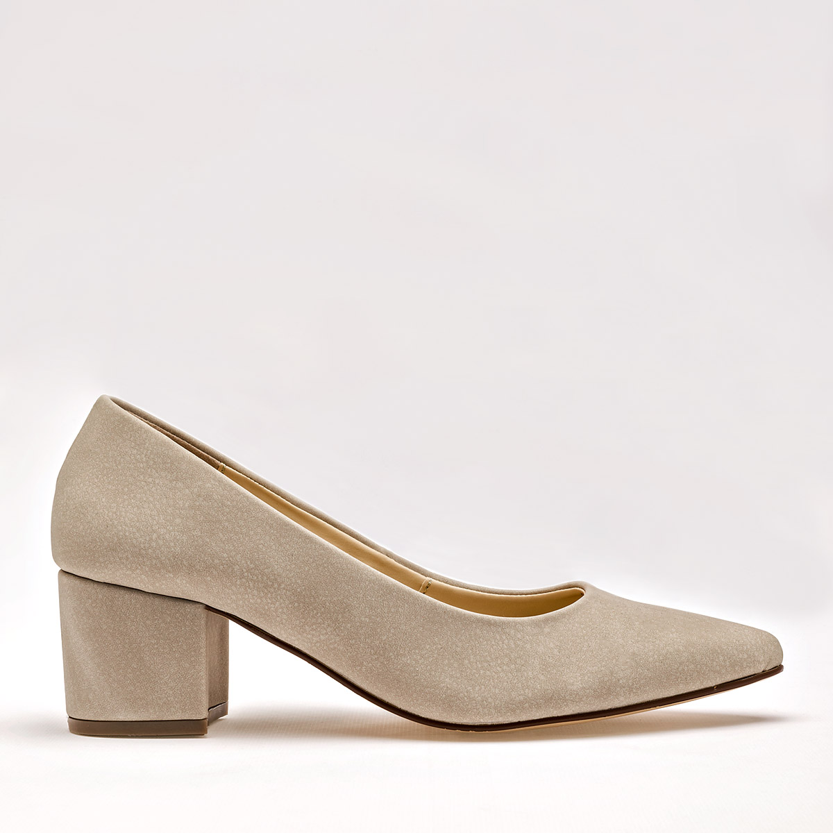 BEEN CLASS 18568 ZAPATILLA TACON 5 CM MUJER CASUAL COLOR BEIGE