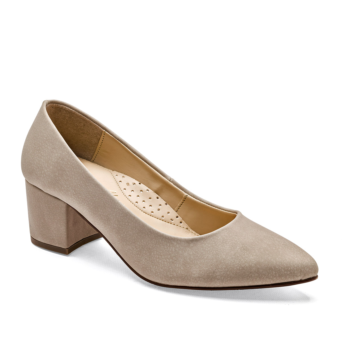BEEN CLASS 18568 ZAPATILLA TACON 5 CM MUJER CASUAL COLOR BEIGE